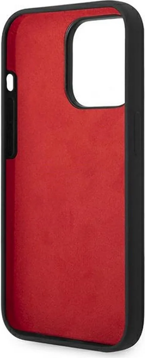 Ferrari Silicone Hoes iPhone 14 Pro - Zwart