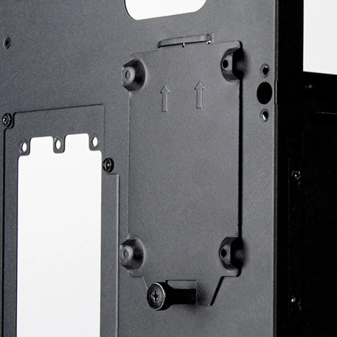 SilverStone SST-SG17B Computerbehuizing - Zwart