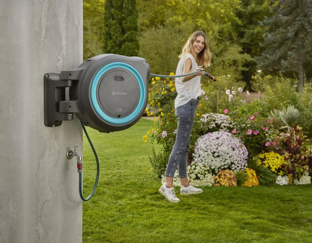 Gardena PowerRoll XL Solo Wandslangbox 35m - Blauw - afbeelding 5 van 6