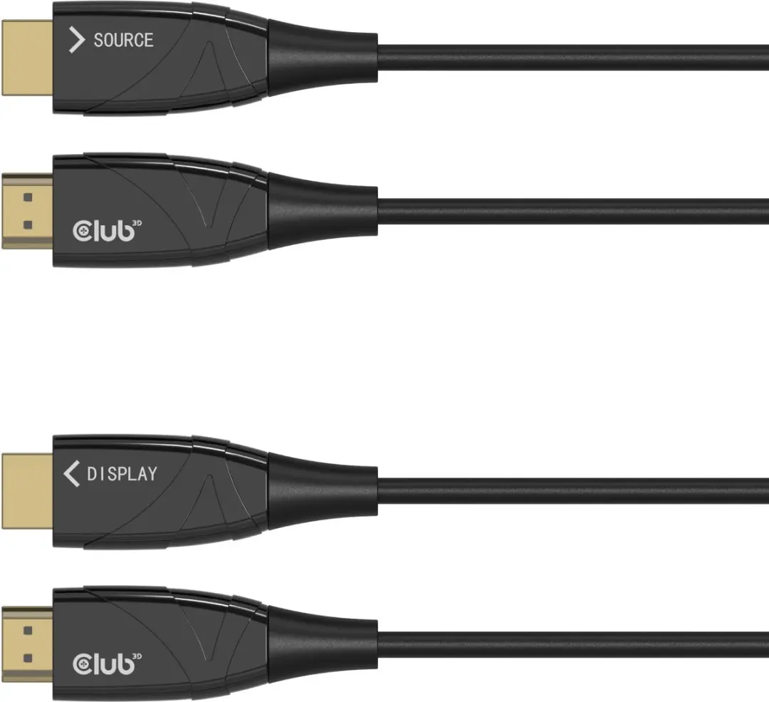 Club 3D AOC Kabel 4K120Hz/8K60Hz 100m - Zwart - afbeelding 3 van 6