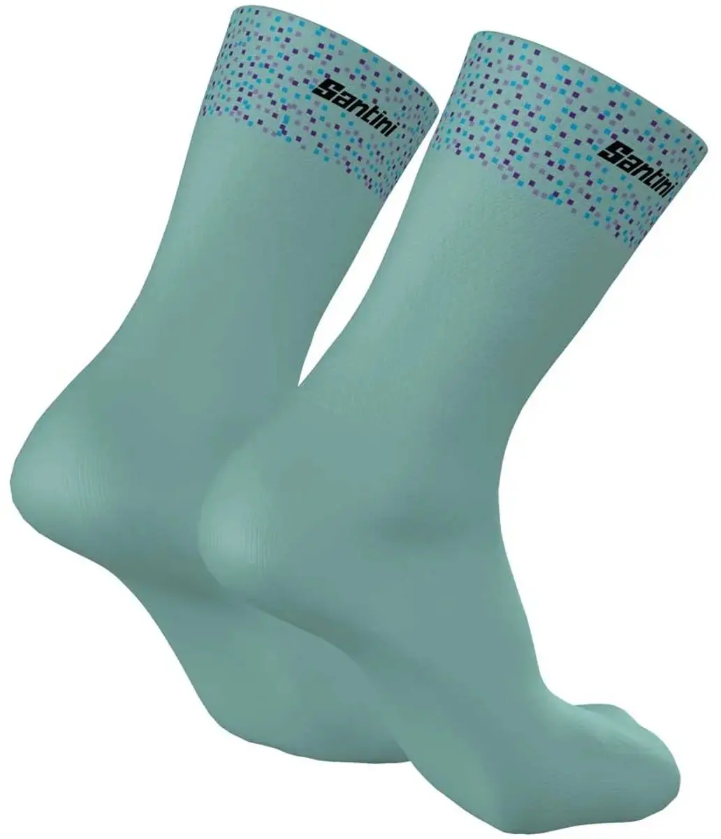 Santini Trek Factory Racing 2026 Sokken Groen EU 40-43