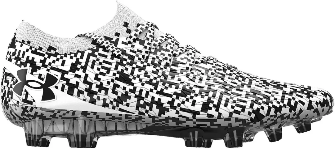 Crampons UA Magnetico Elite 5 FG Under Armour Blanc et noir