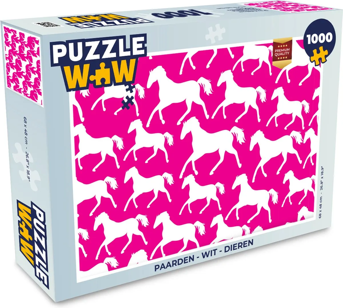 PuzzleWow Paarden Legpuzzel 1000 Stuks