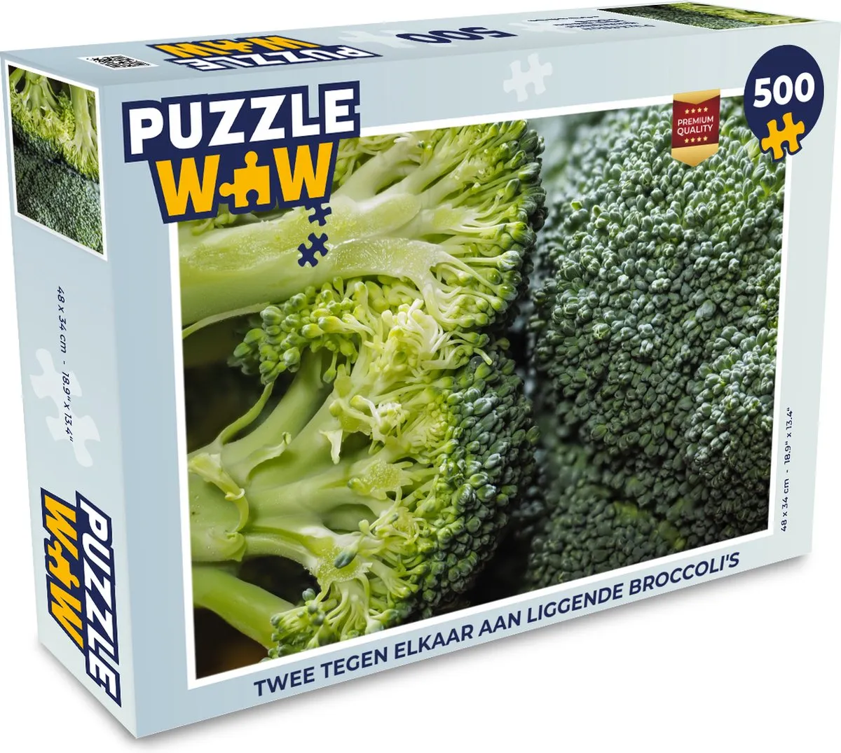 PuzzleWow Legpuzzel Broccoli's 500 Stuks