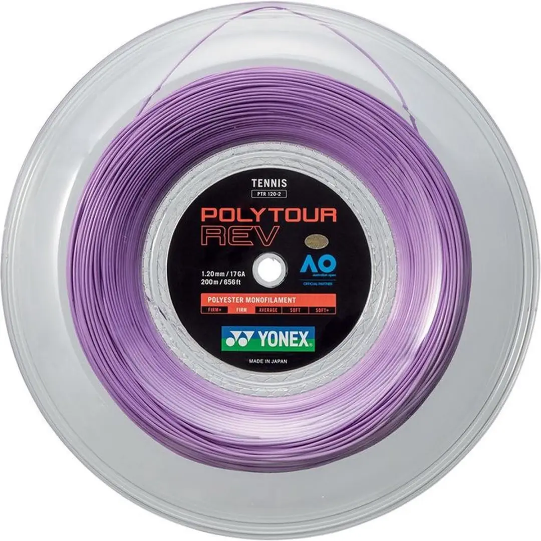 Yonex Polytour Pro 1.25 mm Tennissnaar op rol 200m paars