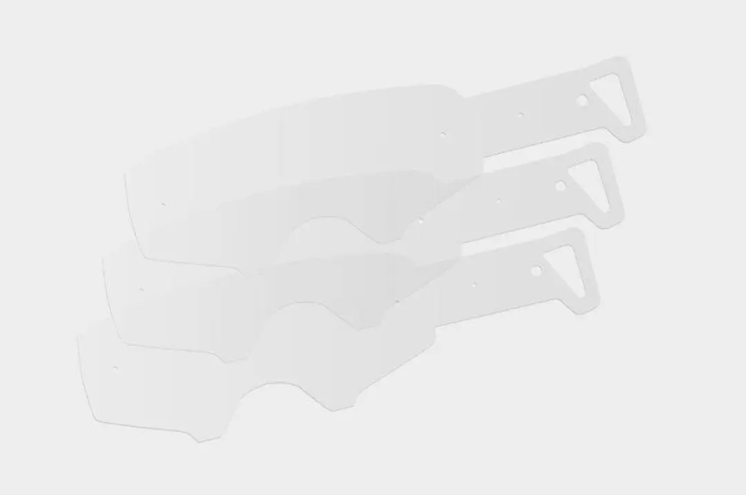 Leatt Gelamineerde Tear-Offs met Afdichting voor Cross/Enduro Goggles
