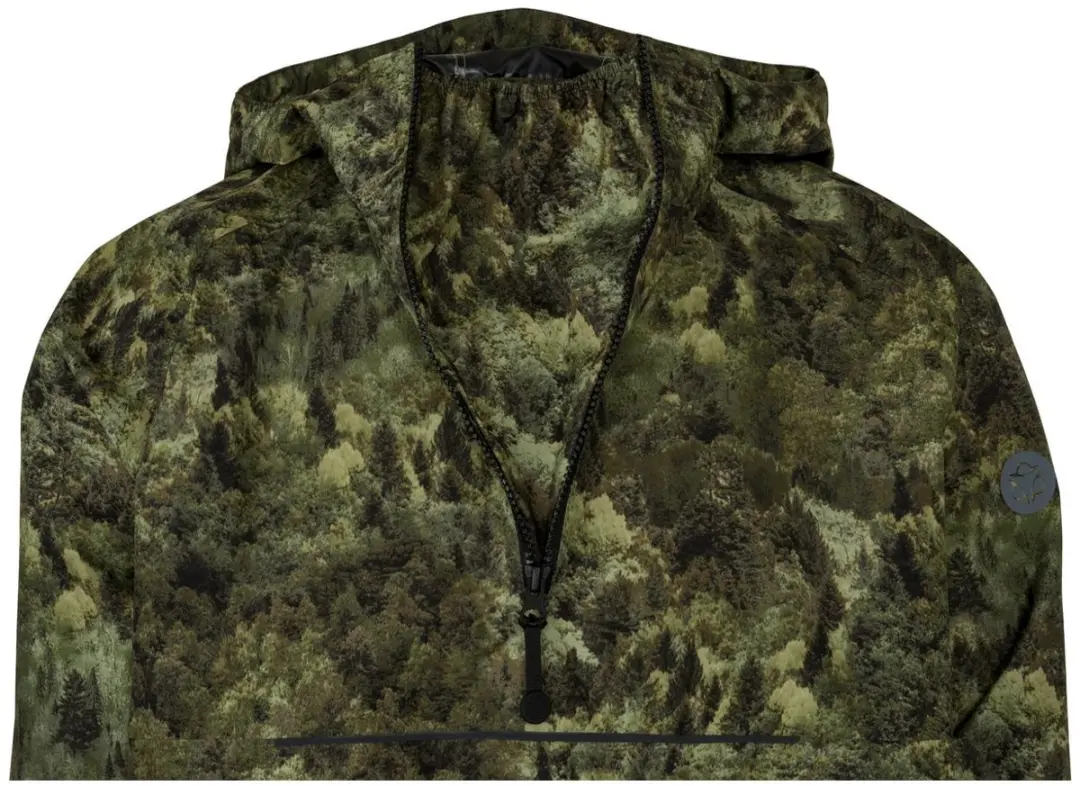 AGU Motion Poncho Urban Regenponcho - M/L - Reflecterend - Forest Print