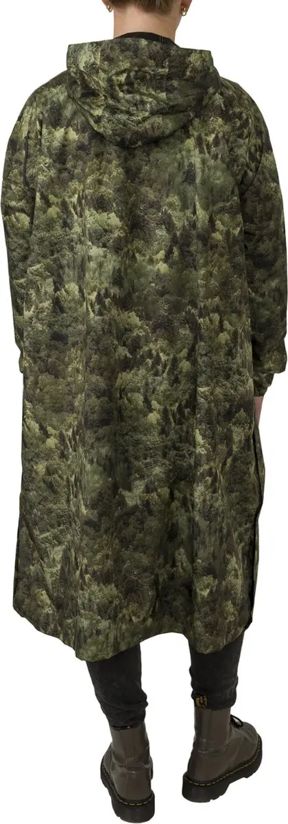 AGU Motion Poncho Urban Regenponcho - M/L - Reflecterend - Forest Print