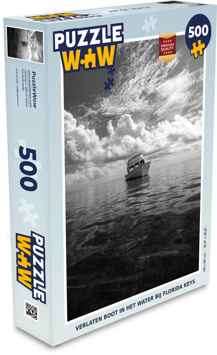 PuzzleWow Verlaten Boot Legpuzzel 500 Stuks