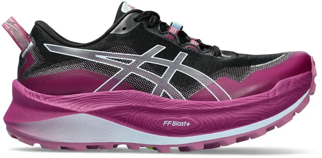 Asics Trabuco Max 3 Trailschoenen Zwart,Roze EU 37 1/2 Vrouw