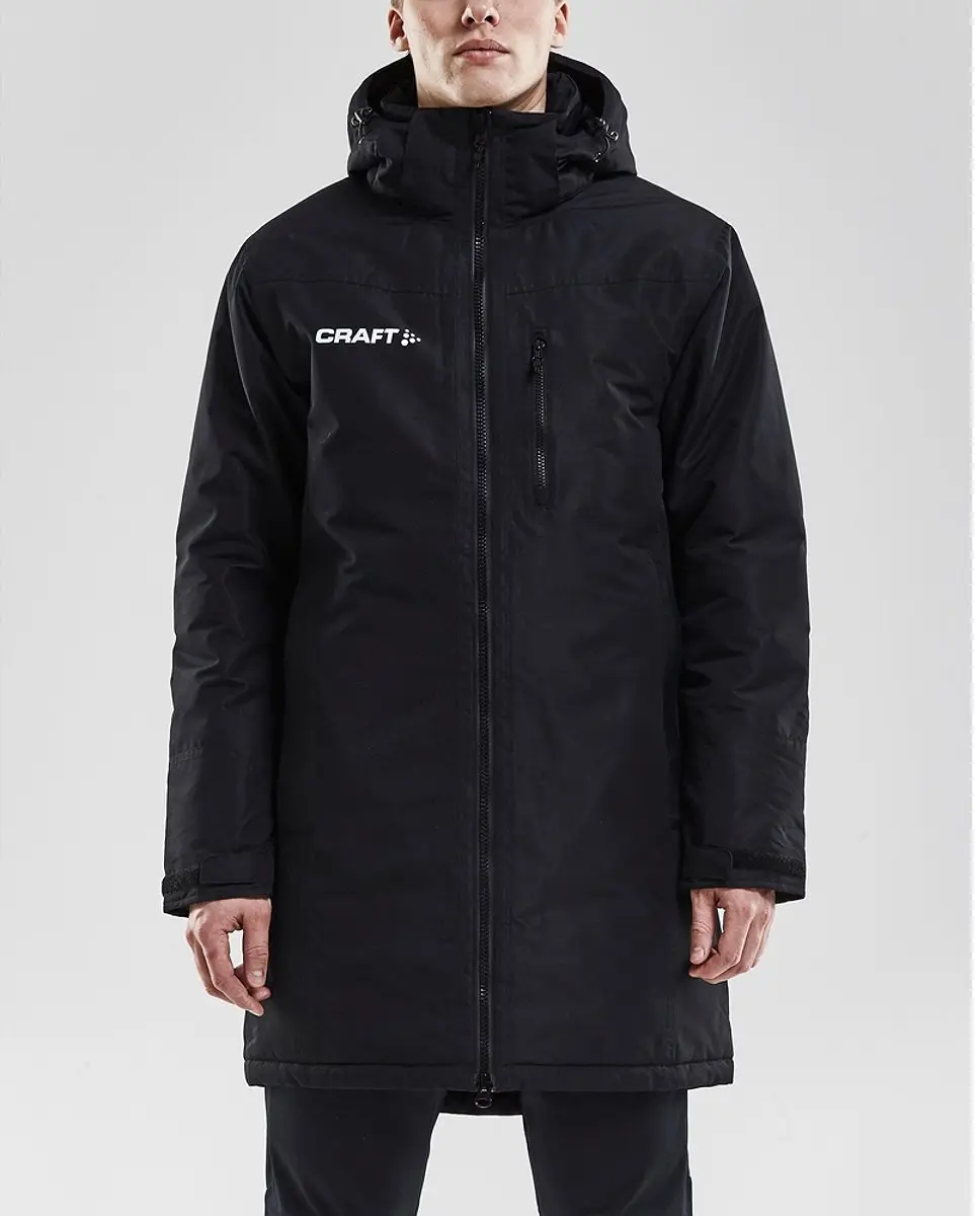 Craft Parkas Coachvest Heren M - Zwart