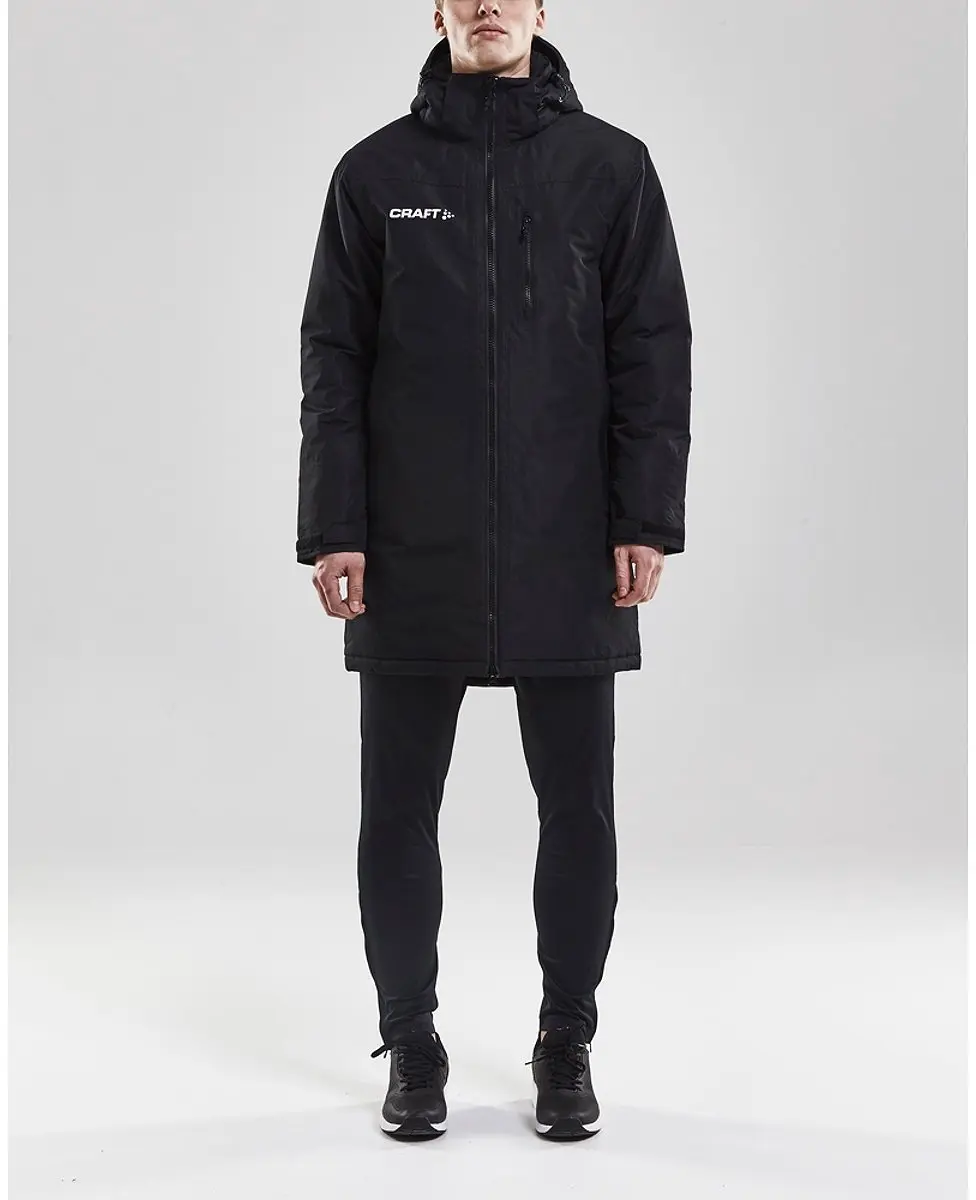 Craft Parkas Coachvest Heren M - Zwart
