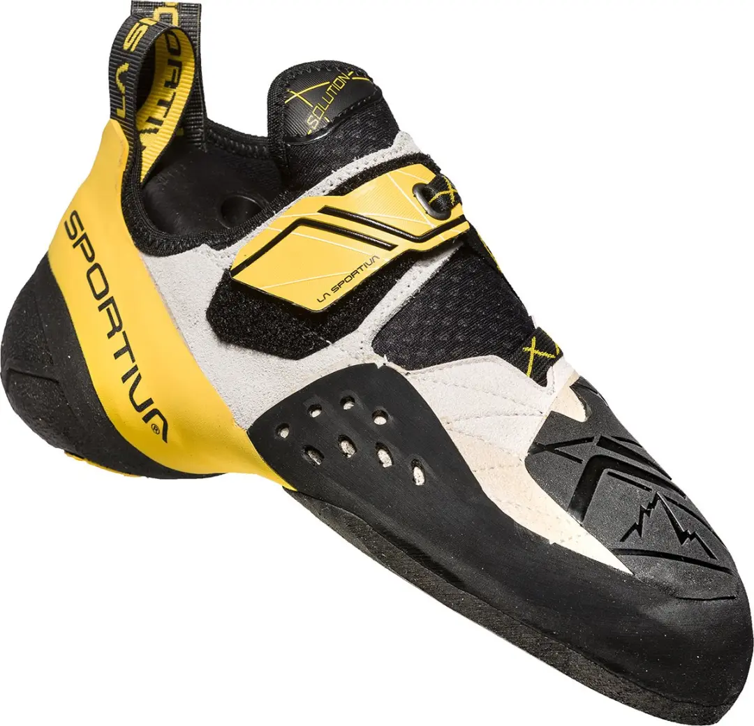 La Sportiva Solution klimschoenen Heren beige/geel Schoenmaat 38
