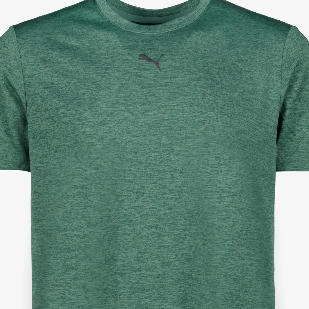 PUMA M TAD Essentials Heather Cat Tee - S - Herb Garden