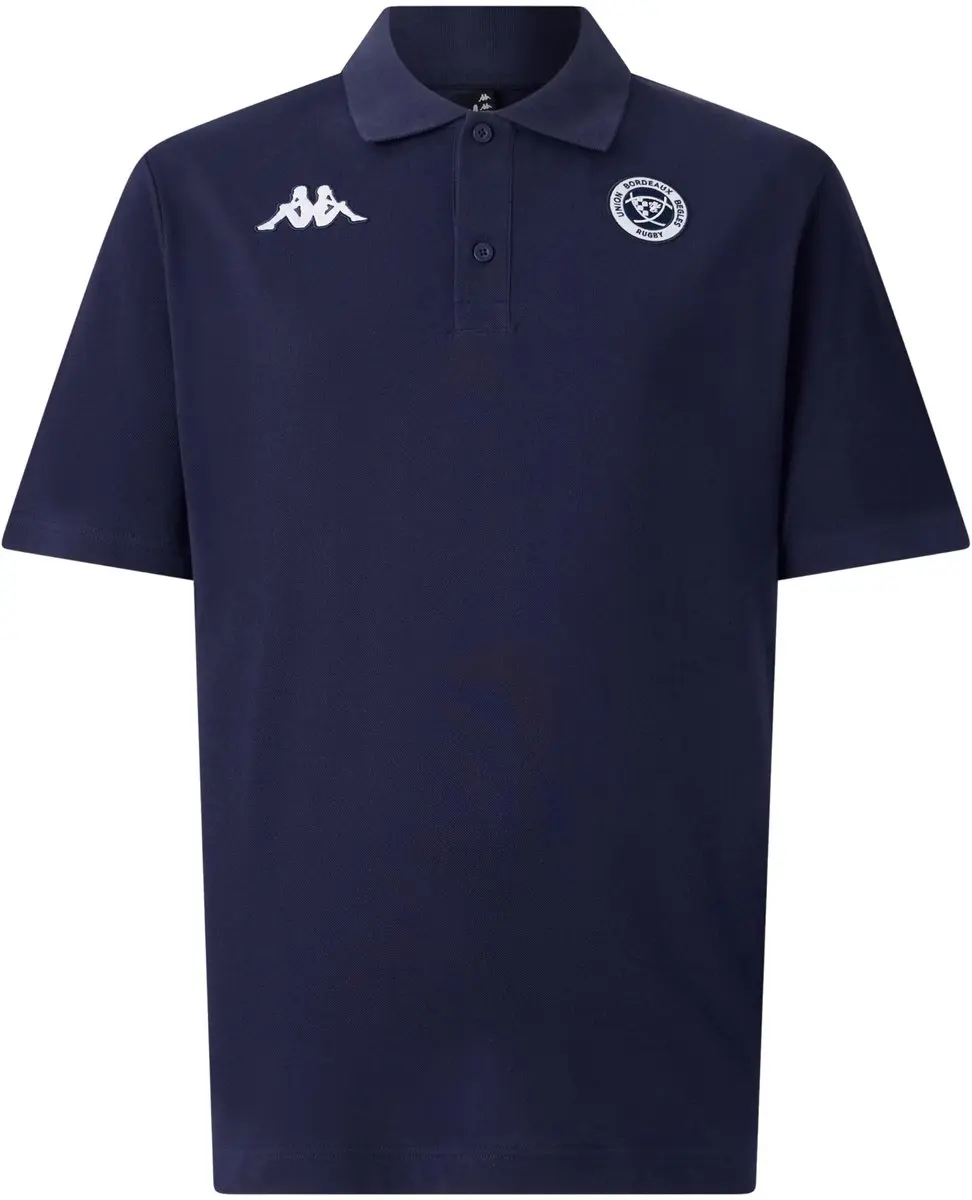 Polo Union Bordeaux Bègles Coupe d'Europe pour adulte Kappa Bleu marine