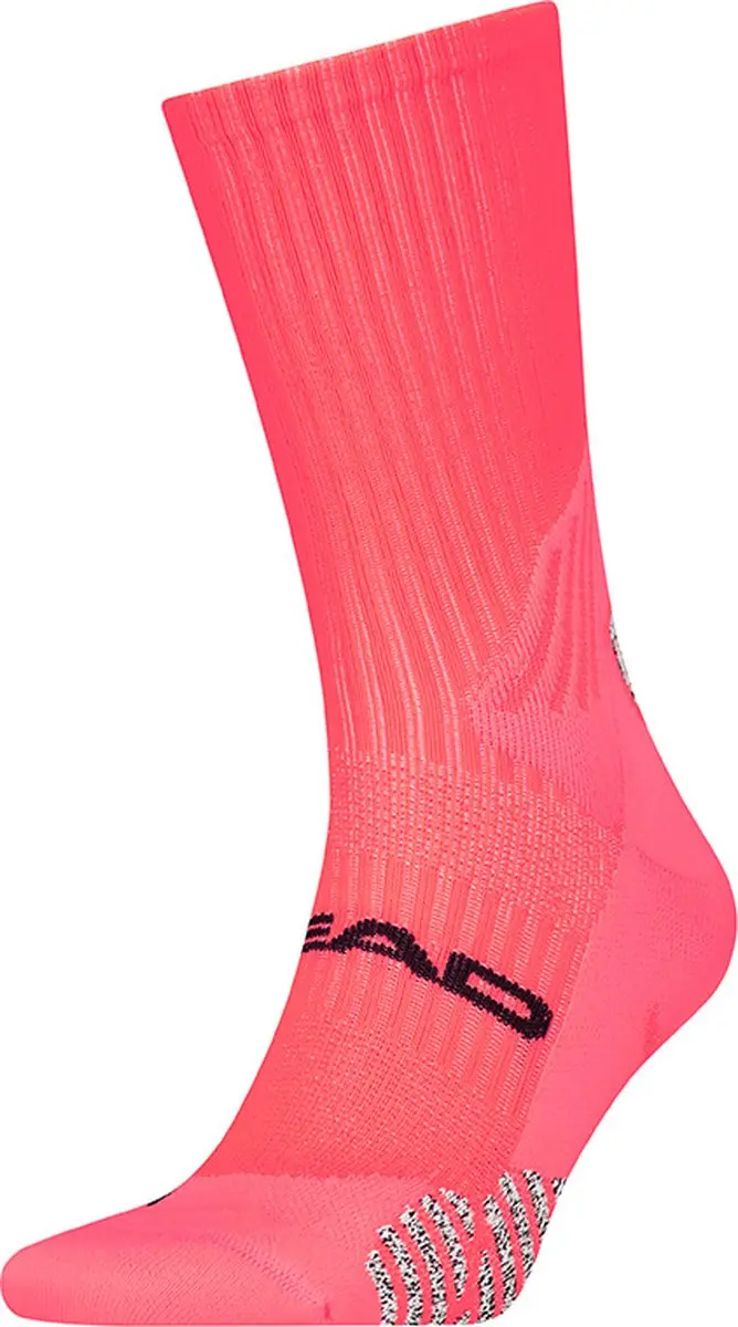 HEAD unisex performance sokken padel neon roze