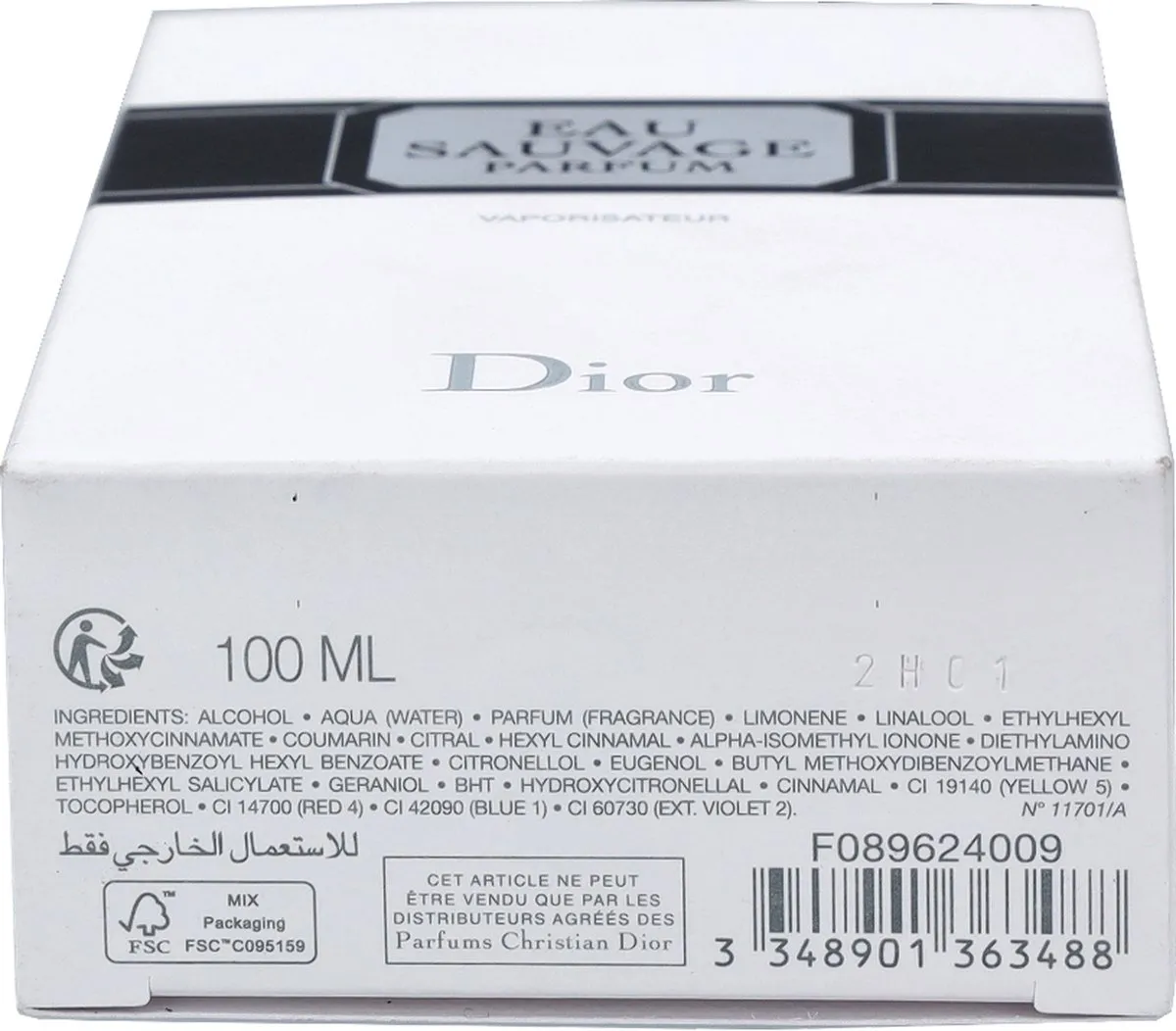 Dior Eau Sauvage Herenparfum 100ml