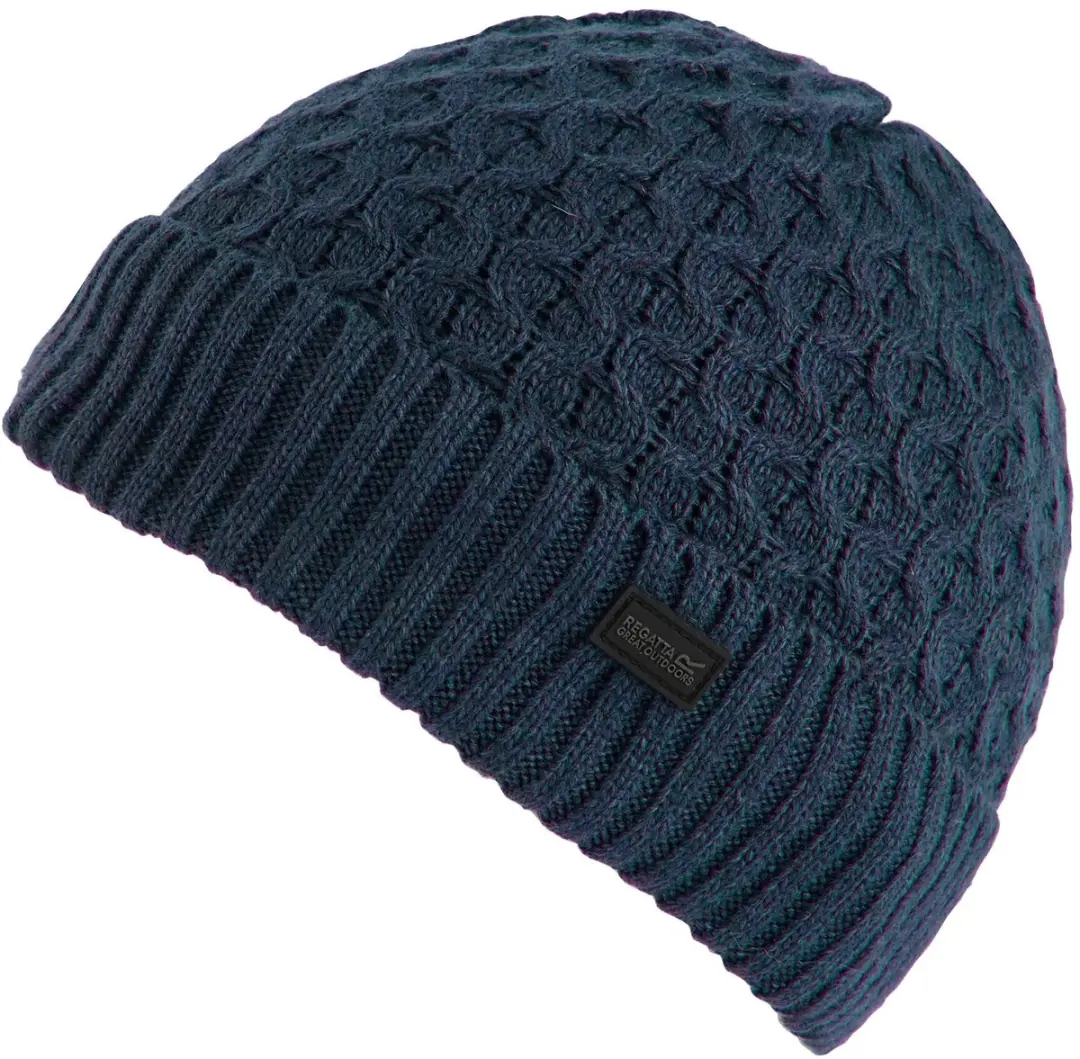 Harrell gebreide beanie muts met fleece-voering voor heren