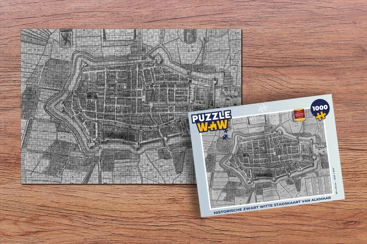 PuzzleWow Alkmaar Legpuzzel 1000 Stuks - MPN 6017013691662