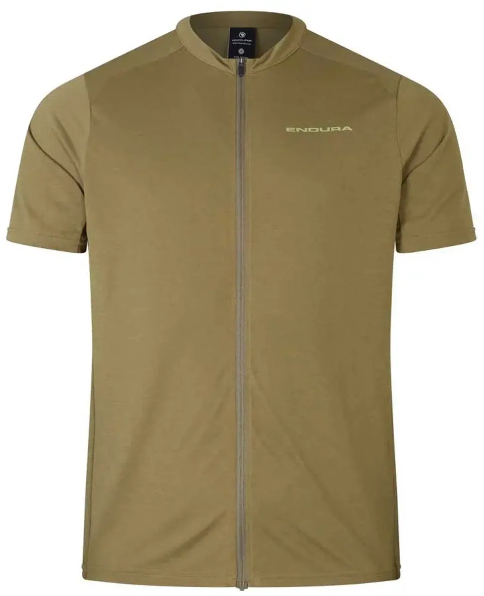 Endura Loop S/s Zipped Jersey 3XL - Tweed Groen - afbeelding 4 van 4