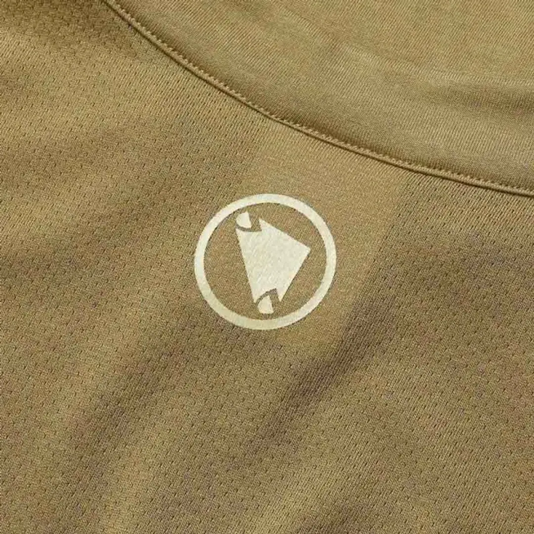 Endura Loop S/s Zipped Jersey 3XL - Tweed Groen - afbeelding 3 van 4