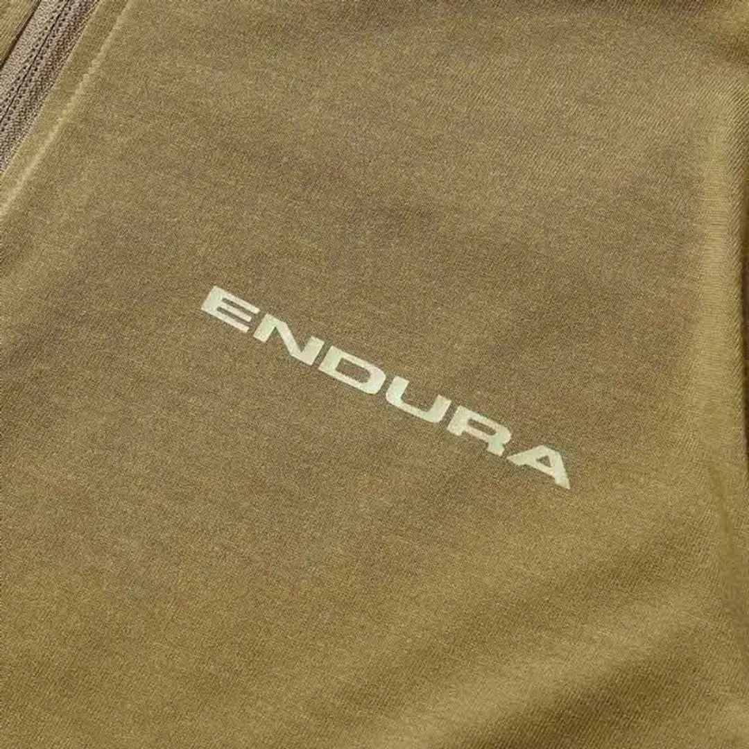 Endura Loop S/s Zipped Jersey 3XL - Tweed Groen - afbeelding 2 van 4