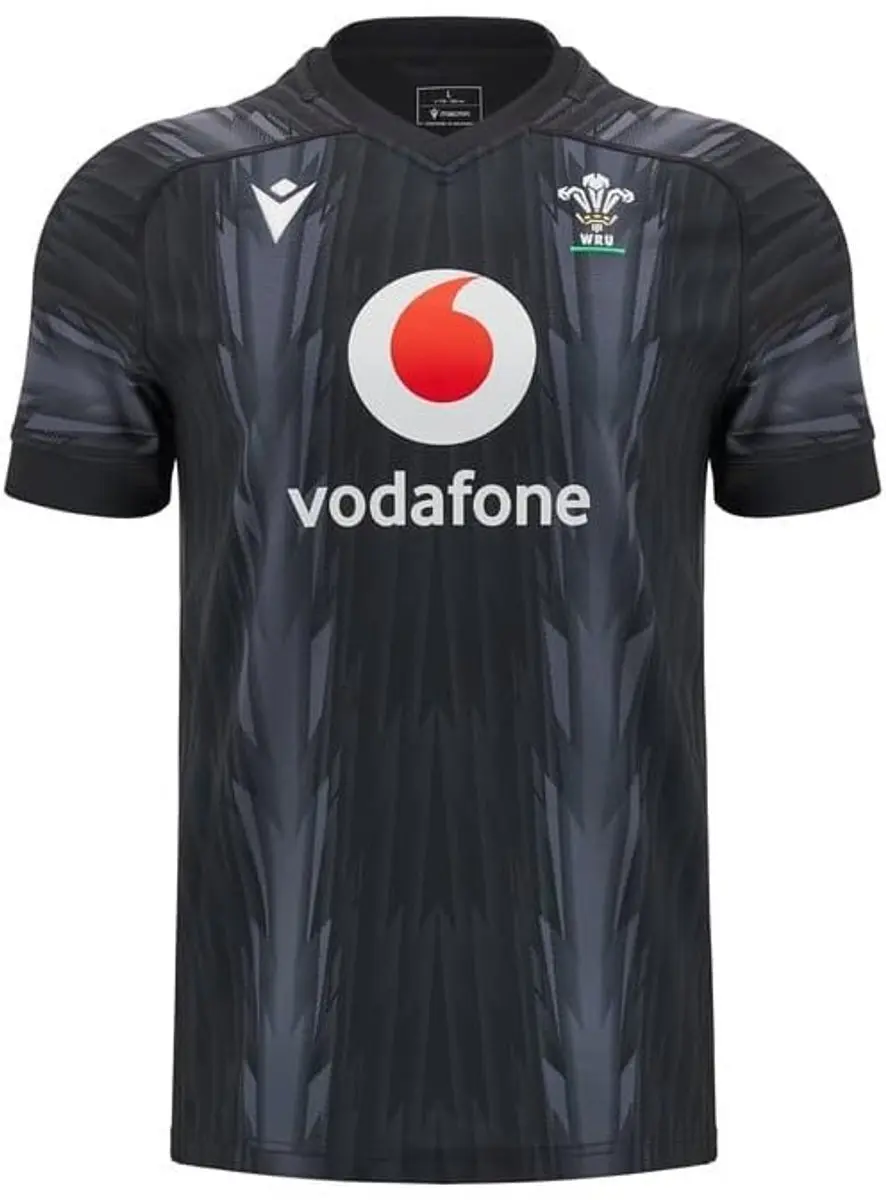 Maillot d'entrainement Pays de Galles Rugby Noir