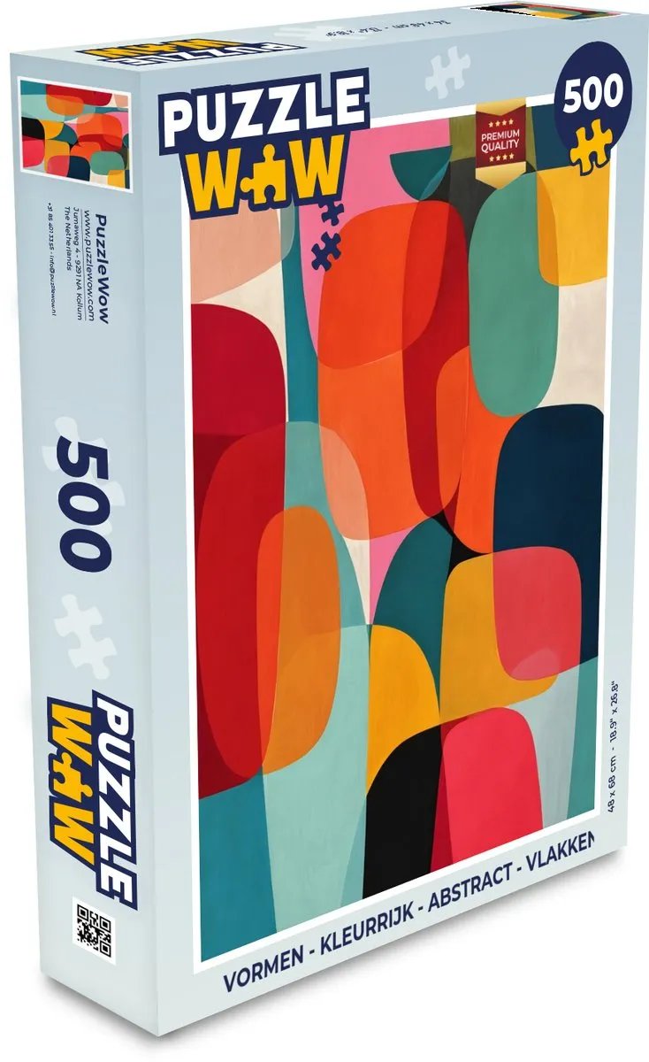 PuzzleWow Abstract Legpuzzel 500 Stuks
