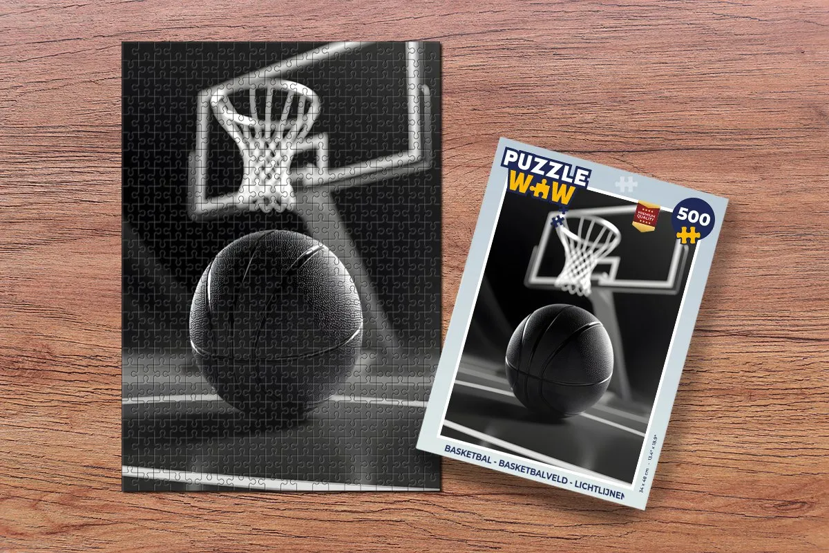 PuzzleWow Basketbal Puzzel 500 Stuks - MPN 8721373927559