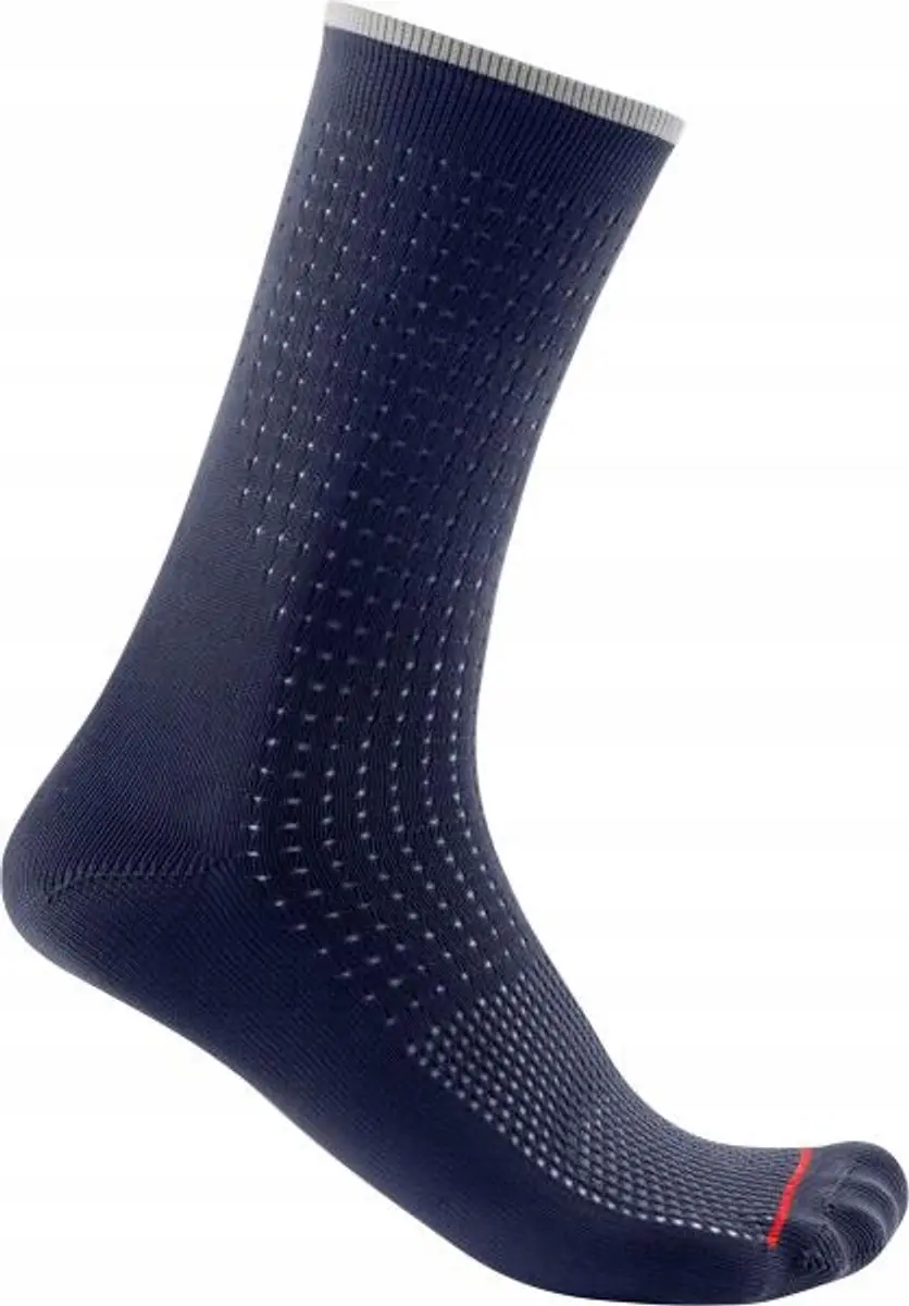 Castelli Premio 18 Fiets sokken Blauw S/M (36-39)