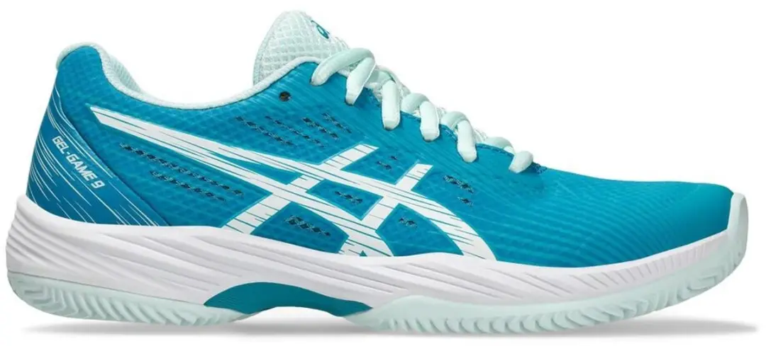 Chaussures de tennis Femme Asics Gel-Game 9 Clay/OC TEAL BLUE/WHITE 40.5