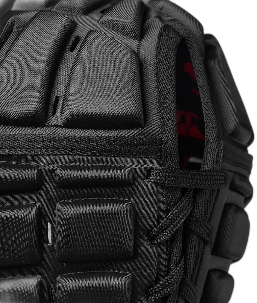 Canterbury Raze Headguard Senior - L - Zwart/Rood - afbeelding 3 van 6