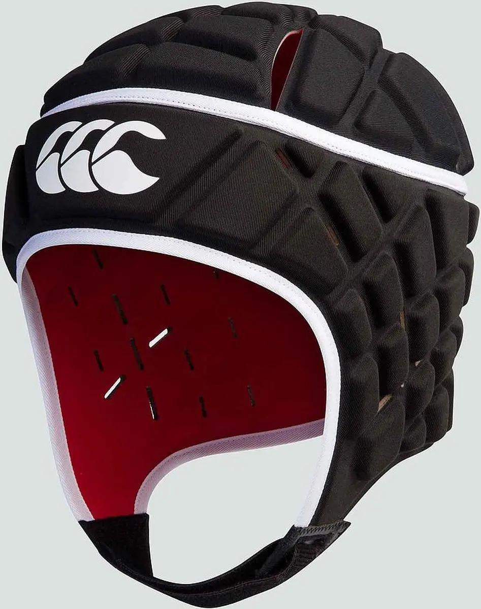 Canterbury Raze Headguard Senior - L - Zwart/Rood - afbeelding 6 van 6