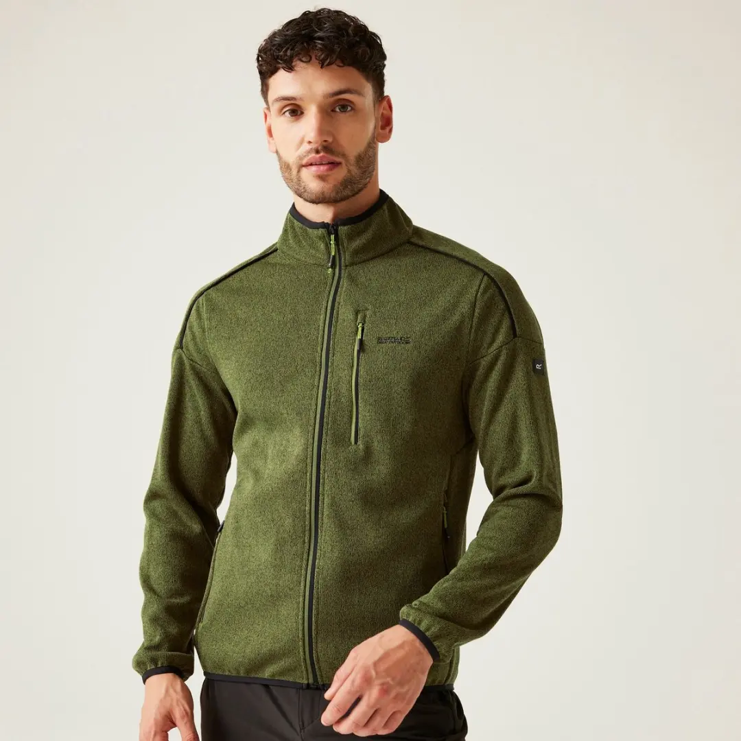 Fleece Heren Hiking Zip-up Met Zijzakken