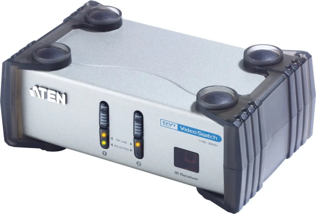 Aten VS261 DVI-I 2-poorts AV-schakelaar - IR-afstandsbediening - afbeelding 3 van 6