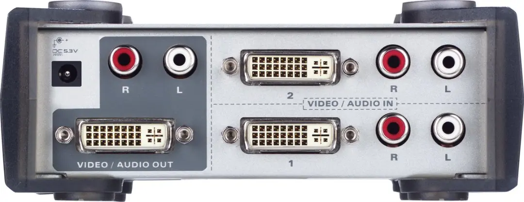Aten VS261 DVI-I 2-poorts AV-schakelaar - IR-afstandsbediening - afbeelding 4 van 6