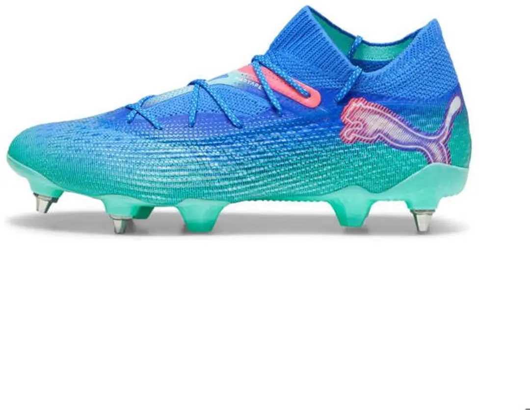 Chaussures de football Puma Future 7 Ultimate MxSG BLEU/ROSE 36