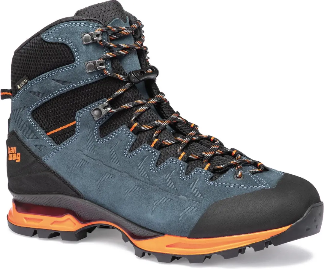 Hanwag Makra Trek GTX Wandelschoenen Heren 41.5 - Steel/Orange - afbeelding 4 van 4