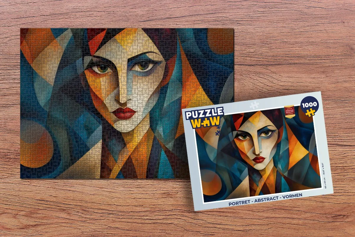 PuzzleWow Portret Abstract Legpuzzel 1000 Stuks - MPN 8721181126403