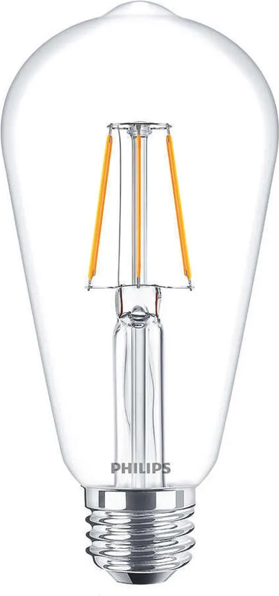 Philips Corepro LED E27 Edison Filament 4W - 470lm - Zeer Warm Wit