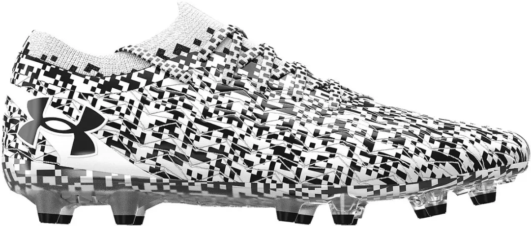Crampons UA Magnetico Pro 5 FG Under Armour Blanc et noir