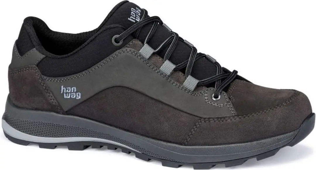 Hanwag Banks Low LL Wandelschoenen Heren - 46 Asphalt/Black - afbeelding 2 van 6
