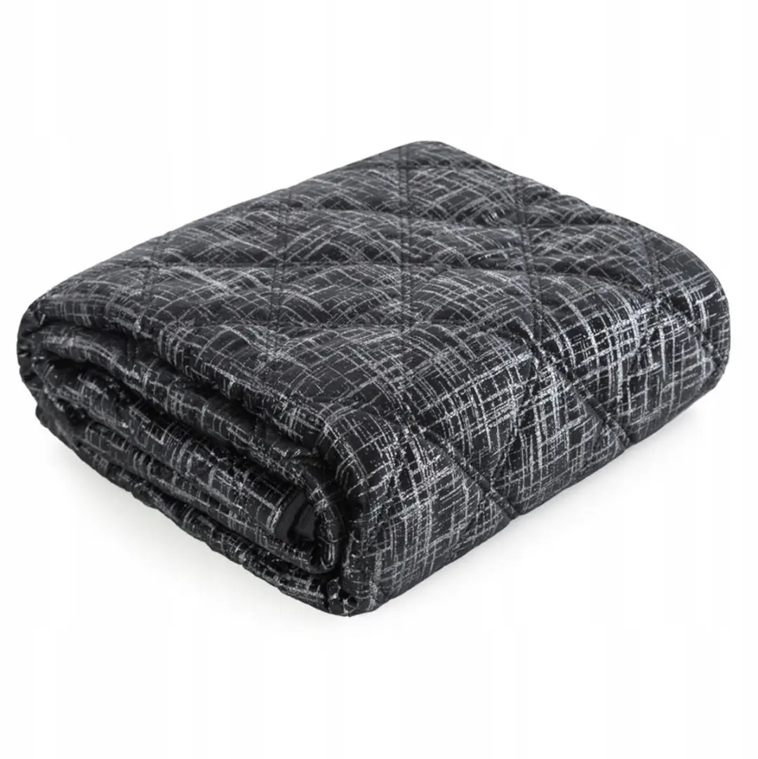 Luxe wattensprei BLINK 6 zwart 200x220 cm