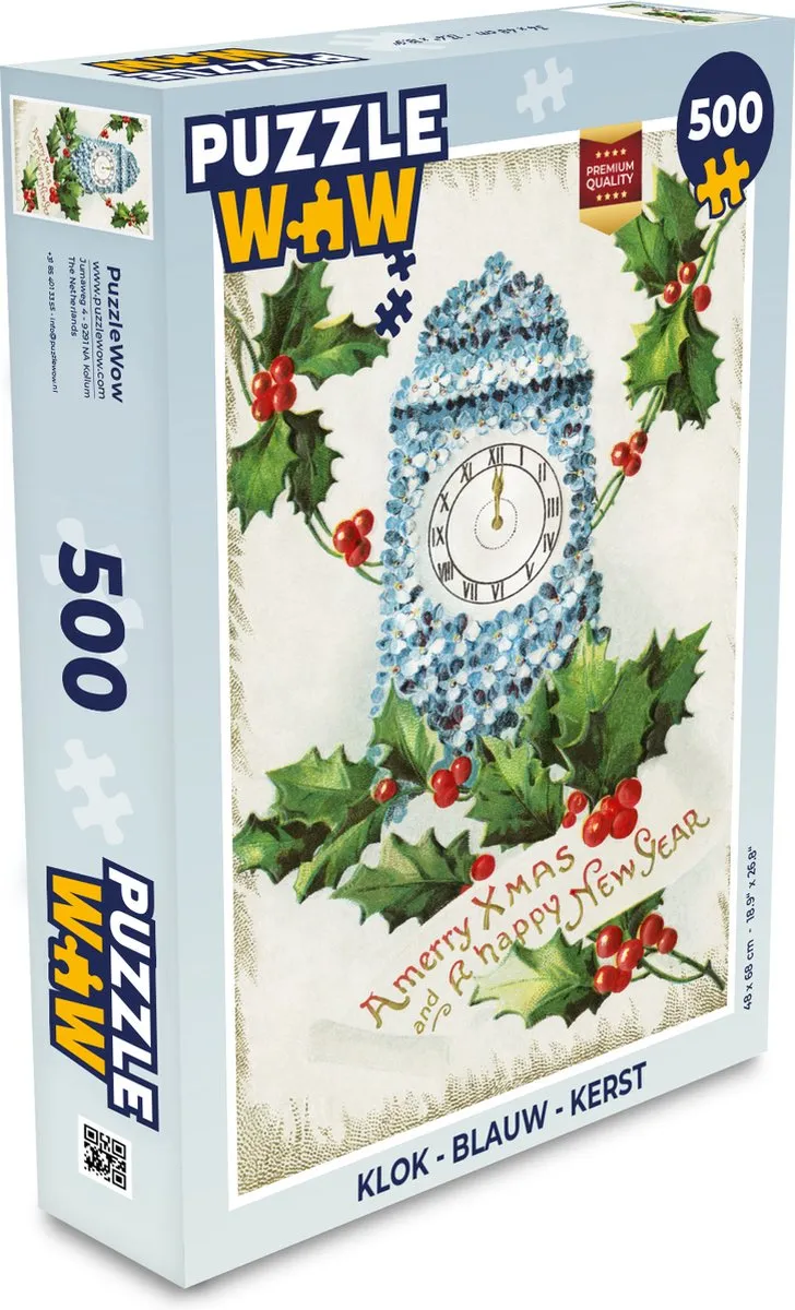 PuzzleWow Kerst Puzzelklok