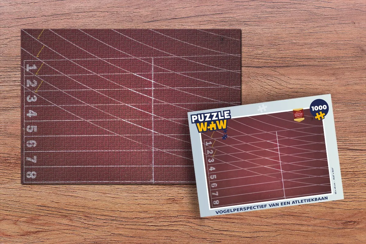 PuzzleWow Atletiekbaan Legpuzzel 1000 Stuks - Multicolor