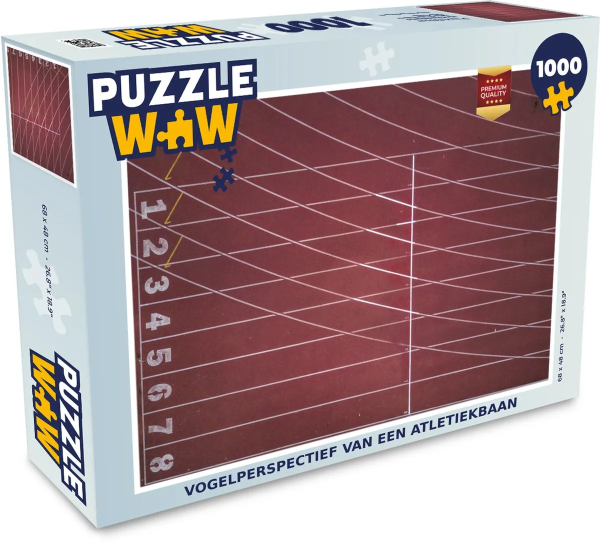 PuzzleWow Atletiekbaan Legpuzzel 1000 Stuks
