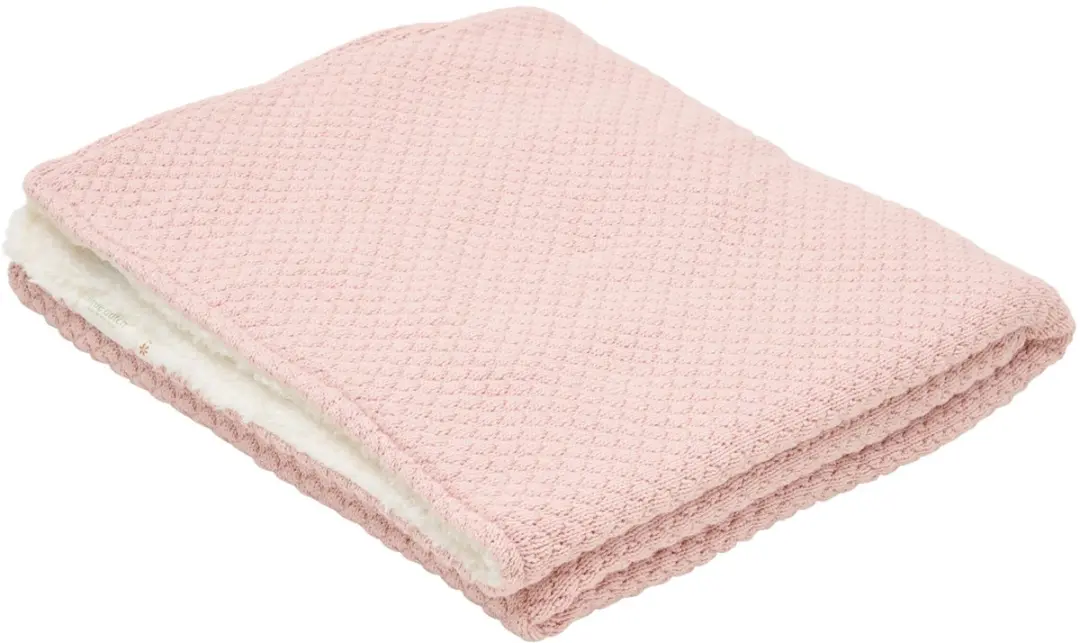 Little Dutch Gebreid Ledikantdeken Baby - Roze - afbeelding 4 van 6