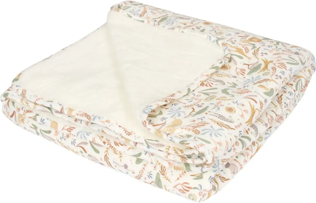 Little Dutch Safari Wonders Ledikantdeken 110x140cm - Fleece - Baby - afbeelding 3 van 3