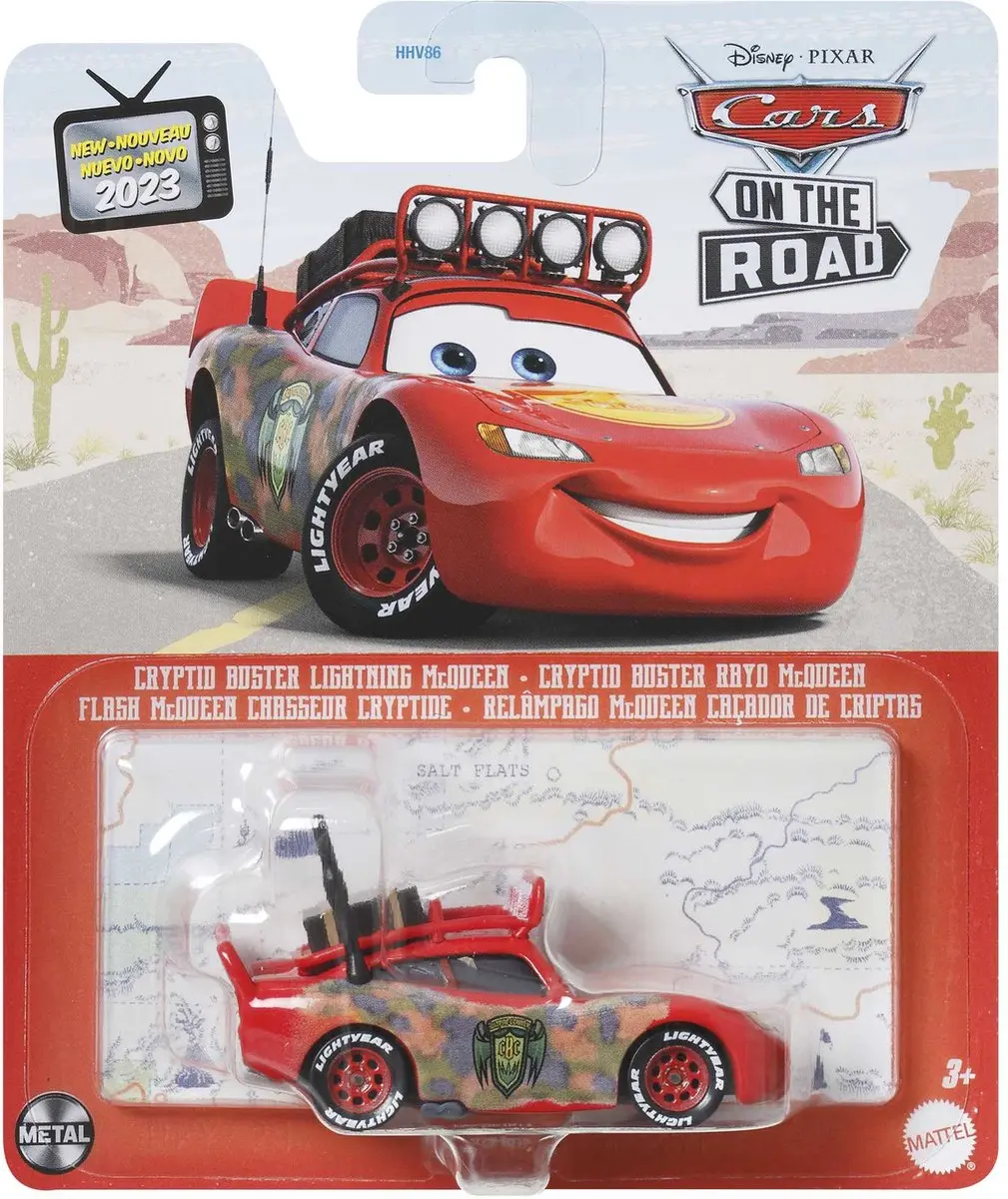Mattel Disney Pixar Cars Cryptid Buster Lightning McQueen HKY29 - Rood