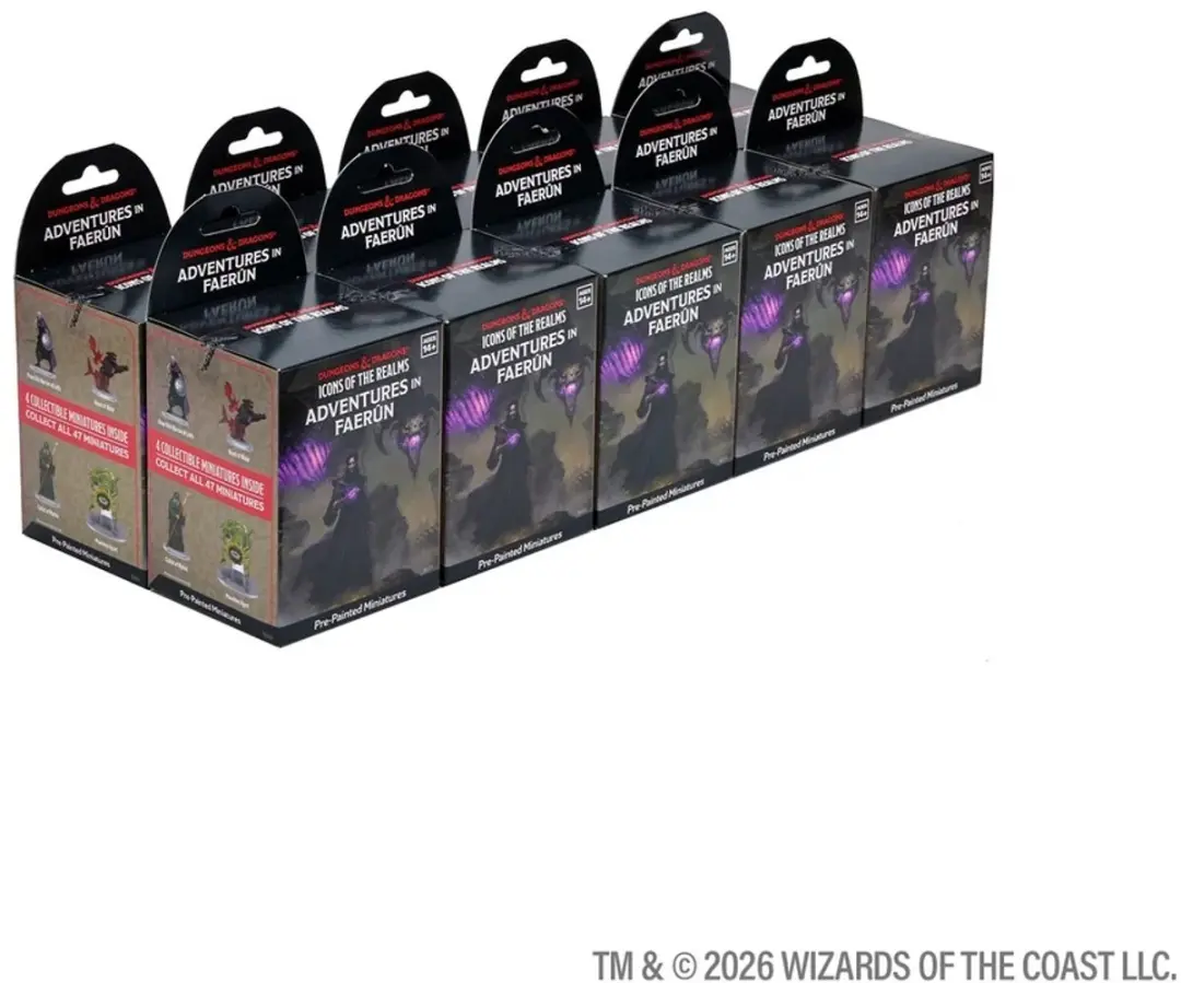Wizkids D&D Icons of the Realms Adventures in Faerûn Booster Brick